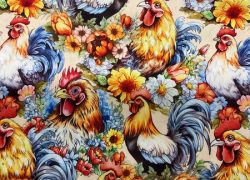 Colourful Roosters