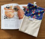Handmade Christmas ham bag, Grinch - Blue design